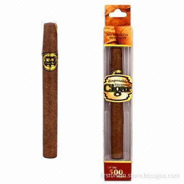 Disposable Soft Suction Nozzle Cigars, Can keep 500 Puffs, Dark Brown Appearance